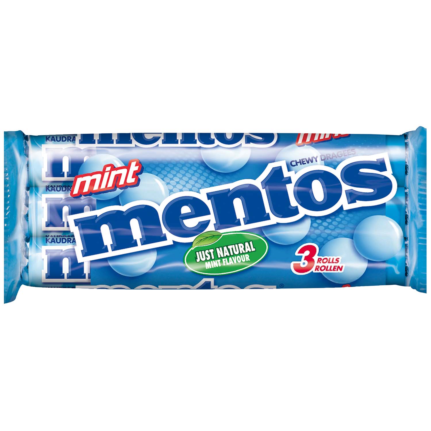 Mentos Mint, 3er Pack, 3x38g