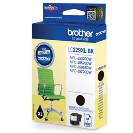 Original Brother Tinte LC-229 XL BK / LC-229XLBK schwarz für LC-229XLBK