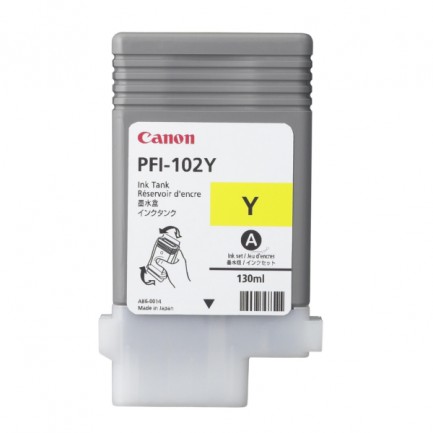 Original Canon Tinte PFI-102 Y / 0898B001 gelb für 0898B001