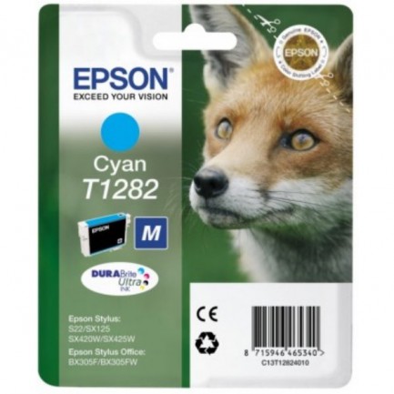 Original Epson Tinte T1282 C / C13T12824012 cyan für C13T12824012