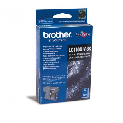 Original Brother Tinte LC-1100 HYBK / LC-1100HYBK schwarz für LC-1100HYBK