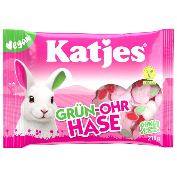 Katjes Grün-Ohr Hase 210g
