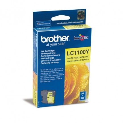 Original Brother Tinte LC-1100 Y / LC-1100Y gelb für LC-1100Y