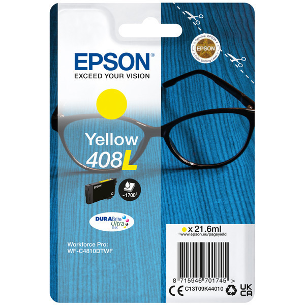 Original Epson Tinte C13T09K44010 / 408L / C13T09K44010 gelb für C13T09K44010