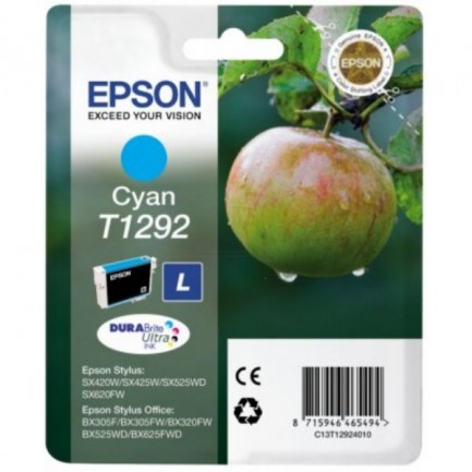 Original Epson Tinte T1292 C / C13T12924012 cyan für C13T12924012