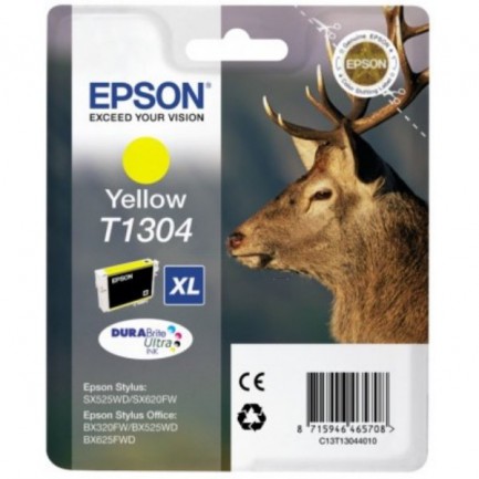 Original Epson Tinte T1304 Y / C13T13044012 gelb für C13T13044012