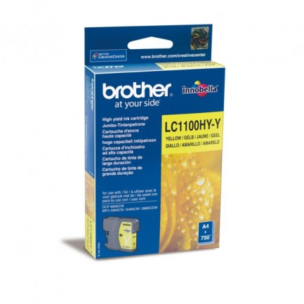 Original Brother Tinte LC-1100 HYY / LC-1100HYY gelb für LC-1100HYY