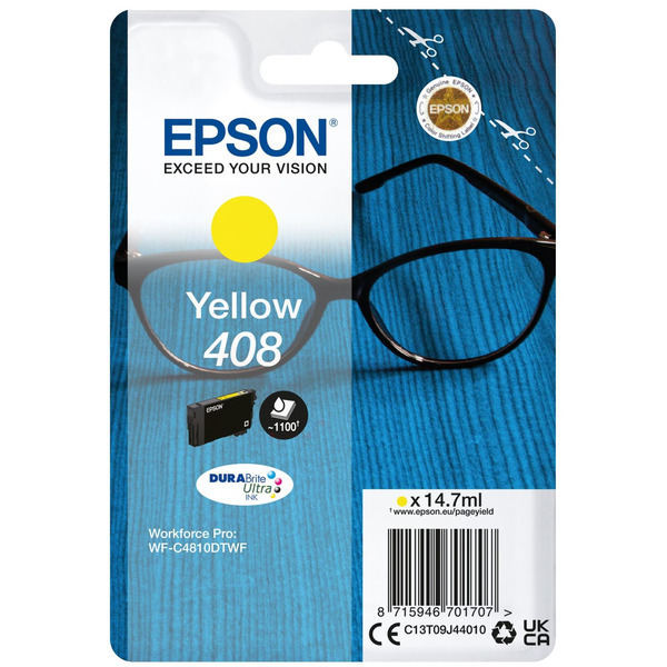 Original Epson Tinte C13T09J44010 / 408 / C13T09J44010 gelb für C13T09J44010