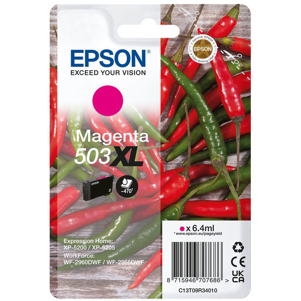 Original Epson Tinte C13T09R34010 / 503XL / C13T09R34010 magenta für C13T09R34010