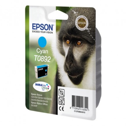 Original Epson Tinte T0892 C / C13T08924011 cyan für C13T08924011