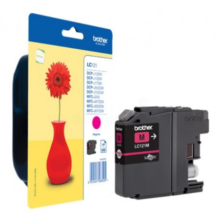 Original Brother Tinte LC-121 M / LC-121M magenta für LC-121M