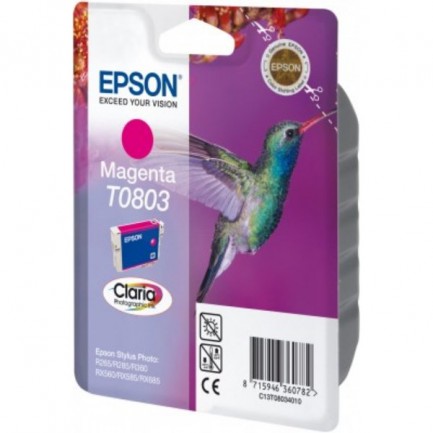 Original Epson Tinte T0803 M / C13T08034011 magenta für C13T08034011
