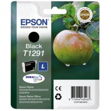 Original Epson Tinte T1291 BK / C13T12914012 schwarz für C13T12914012